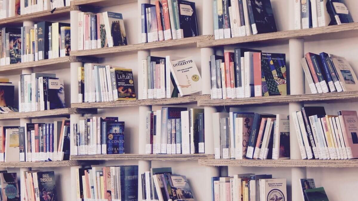 books on the shelf