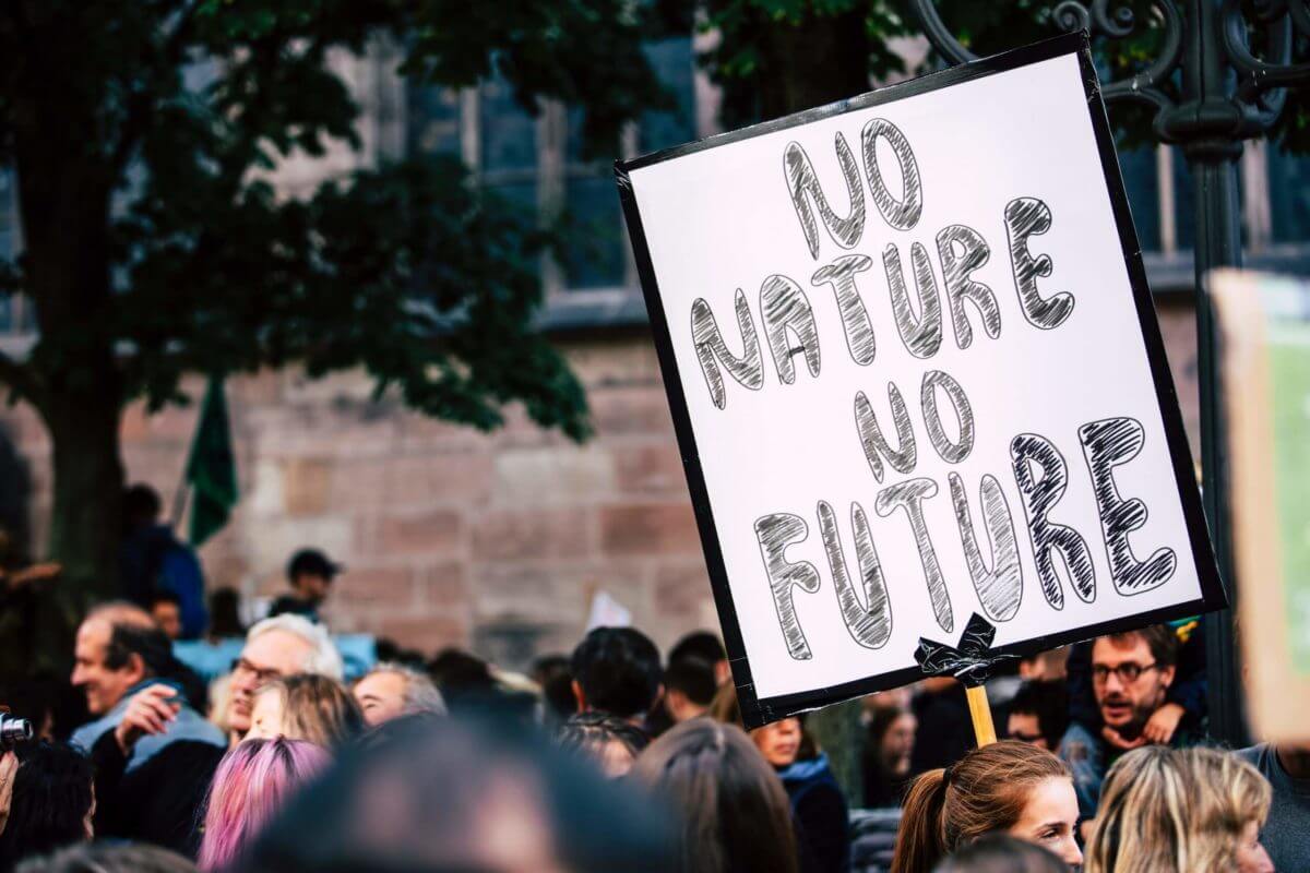 no nature no future sign