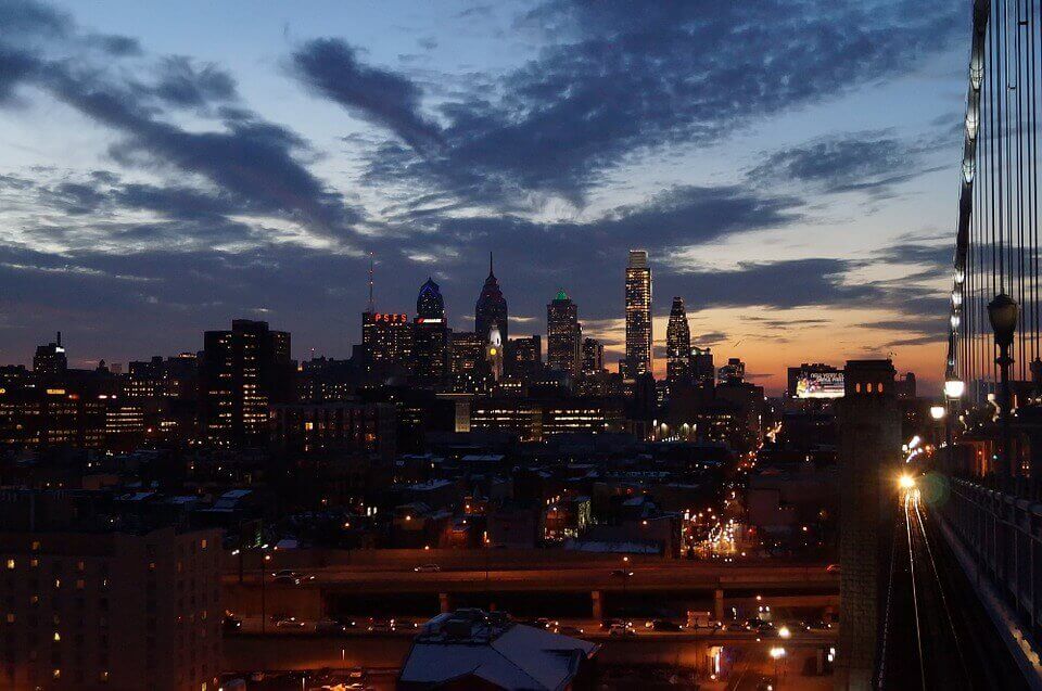 Philadelphia Skyline Night