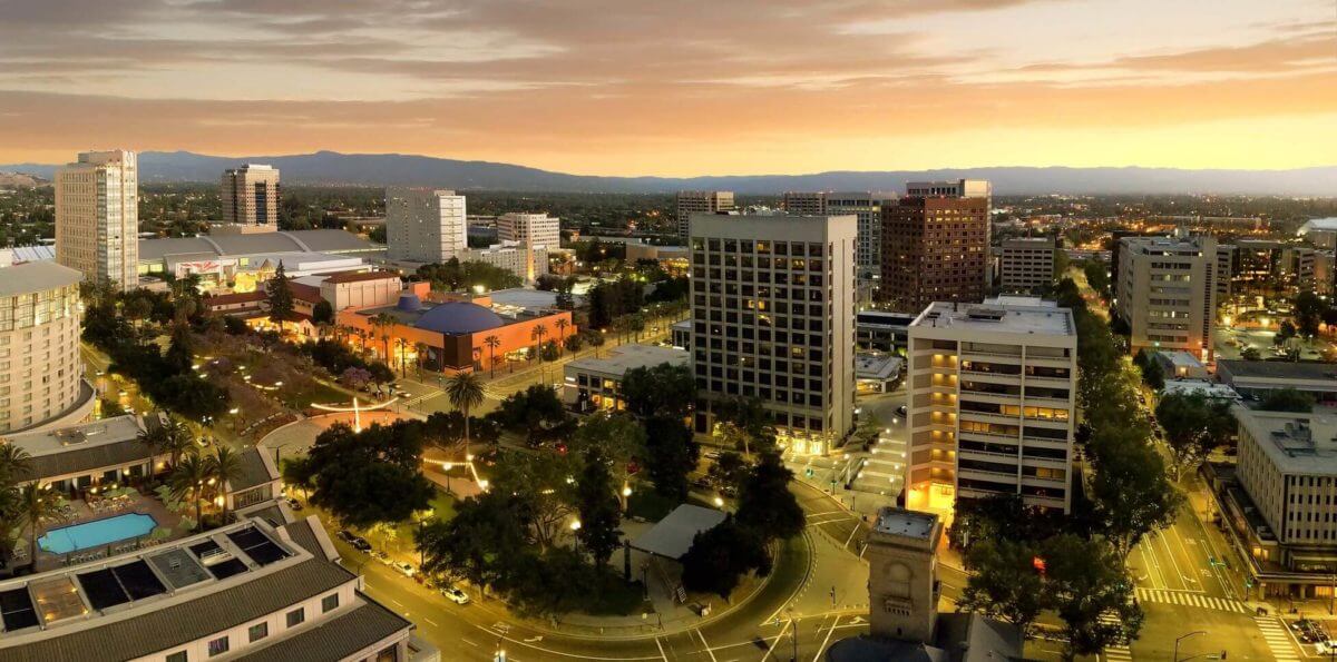 San Jose at night