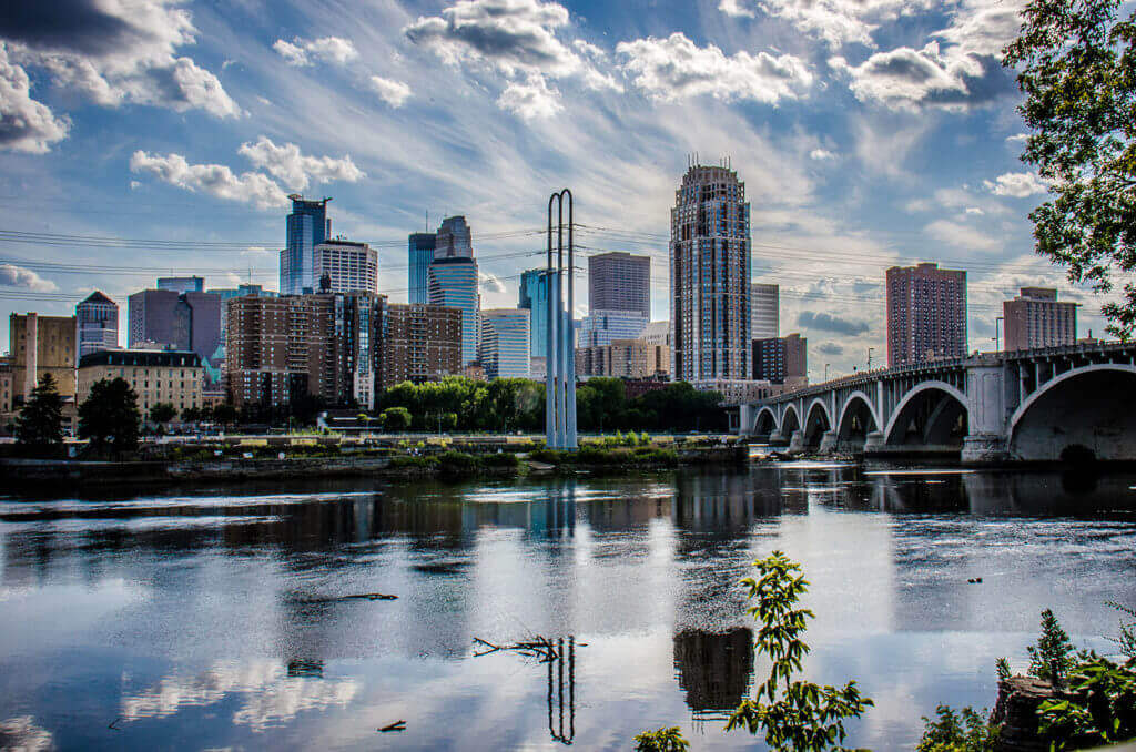 river in Minneapolis