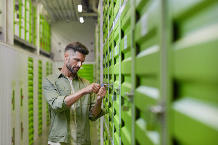 A self-storage unit