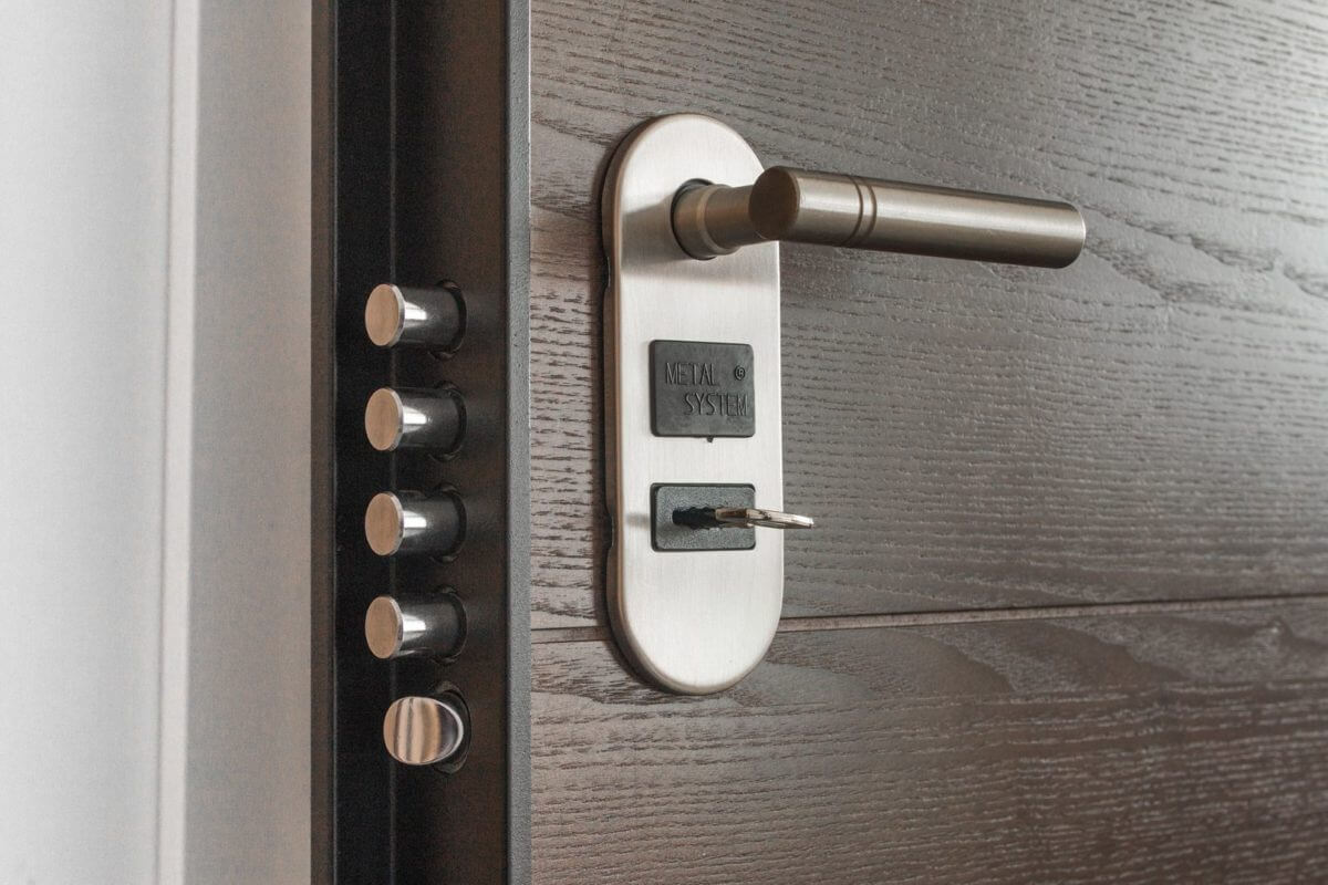 A front door lock