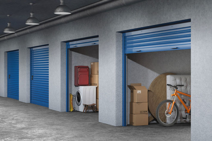 Storage unit of the long-distance moving company