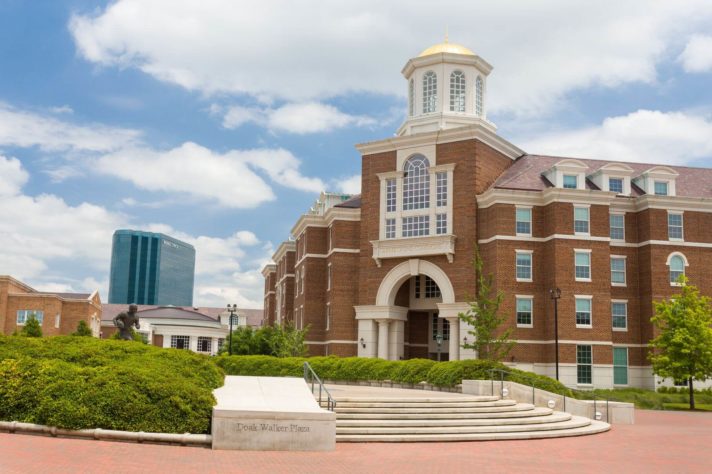 A view of Southern Methodist University in Dallas