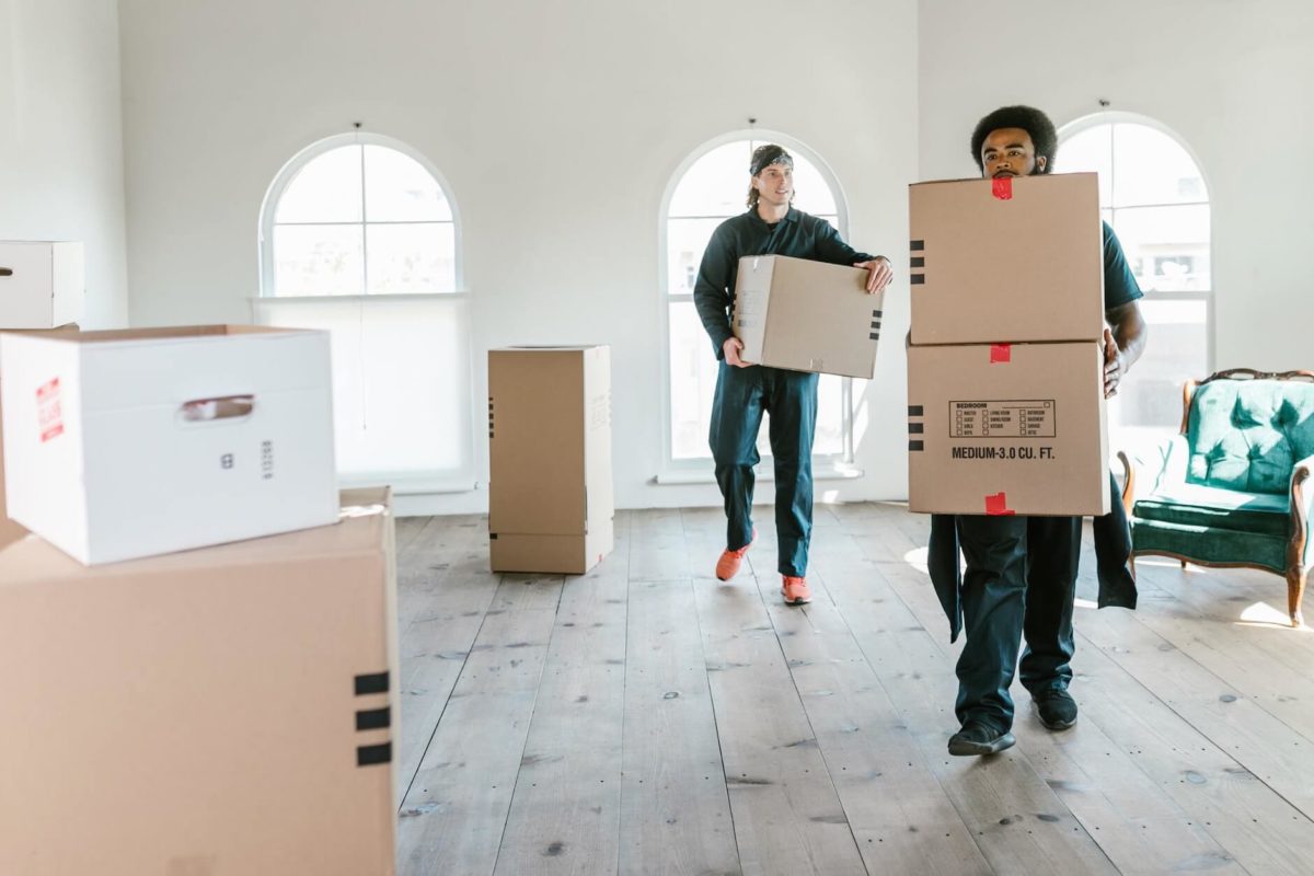 Movers providing long-distance moving services