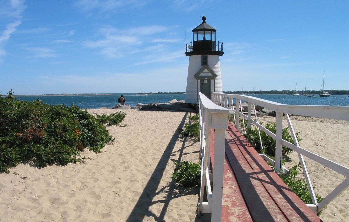 Brant Point Lighthouse in Nantucket, Massachusetts